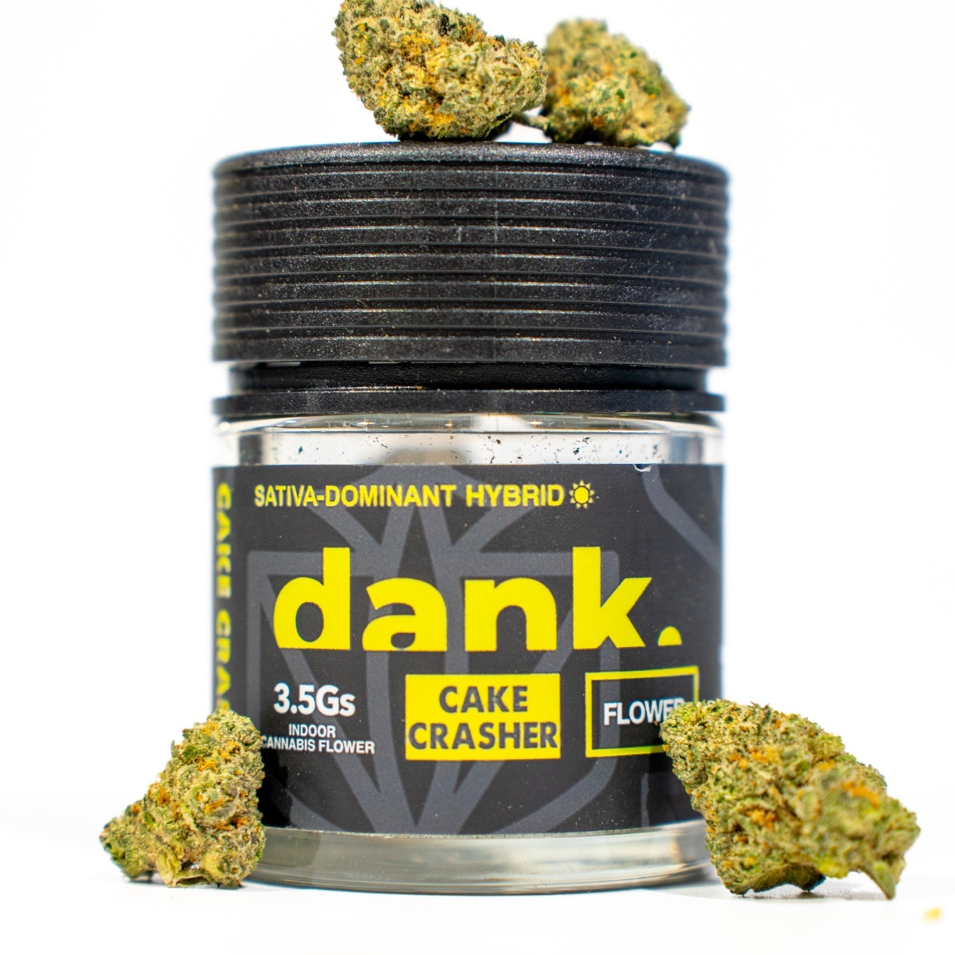 Dank Cake Crasher Flower (Hybrid Sativa) 32.80% {3.5g}