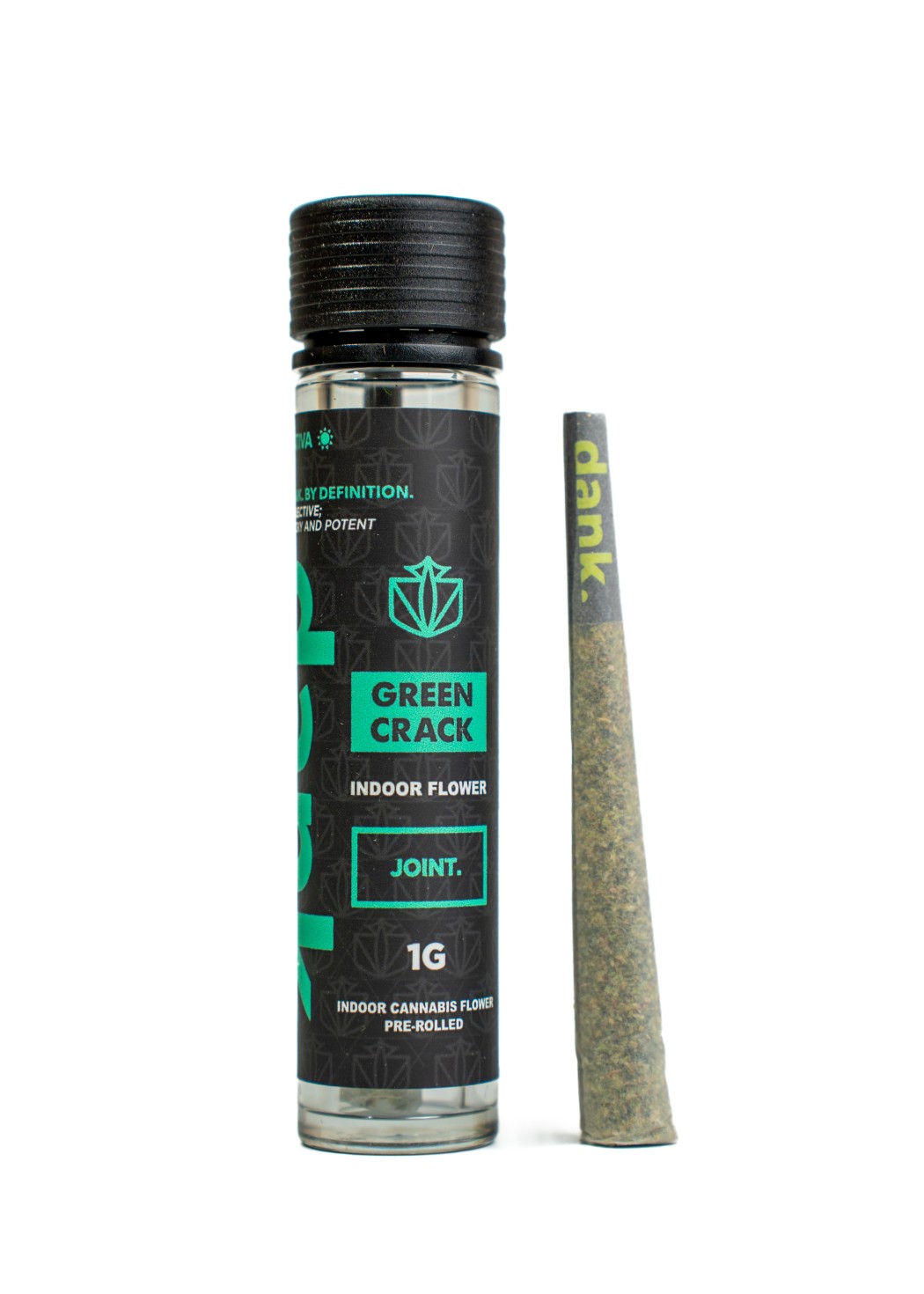 Dank Green Crack Pre-Roll (Sativa) 28.20% {1g}