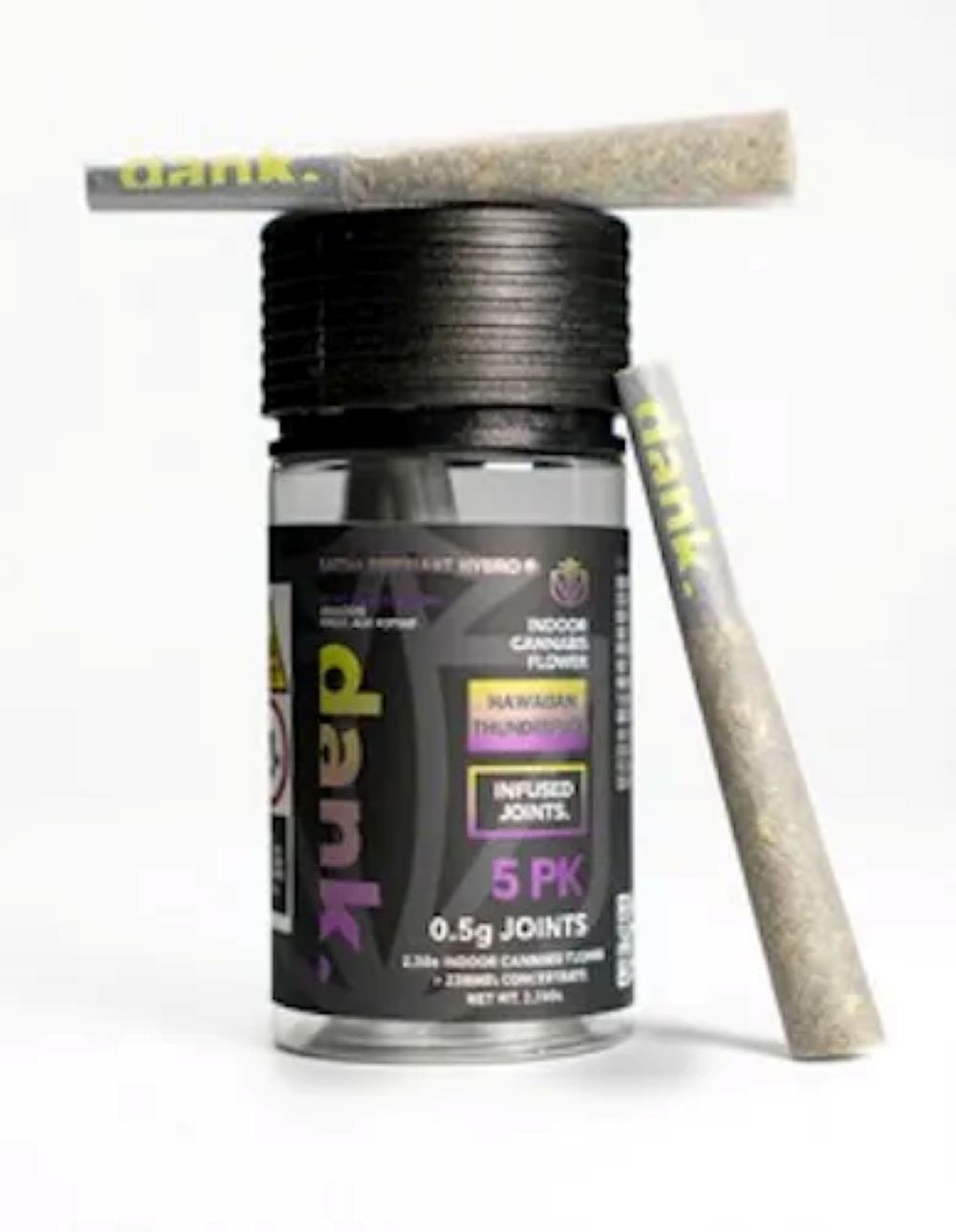 Dank Hawaiian ThunderFuck Infused Pre-Rolls 5-pack 38.7% {2.75g}