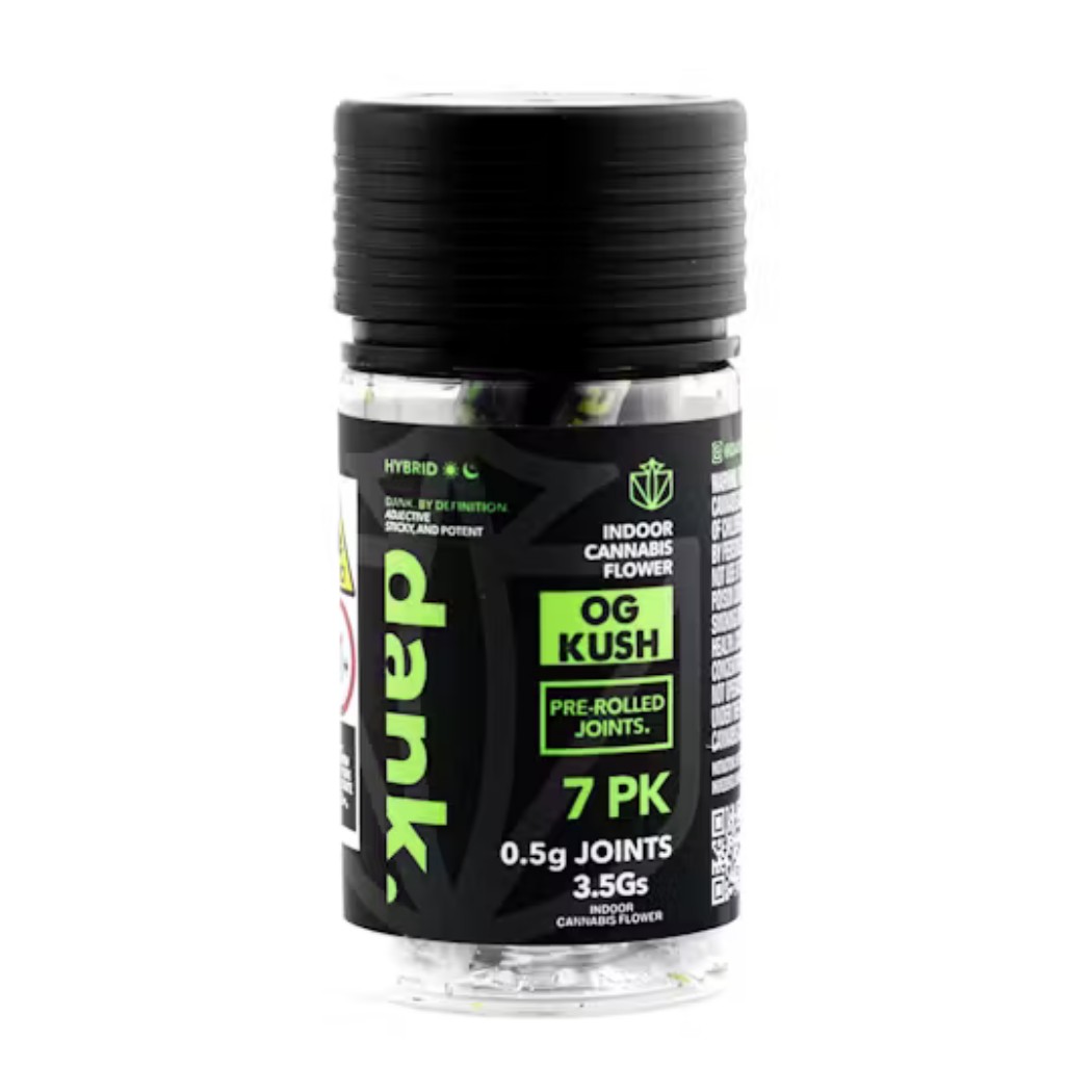 Dank OG Kush Pre-Rolls 7-pack (Hybrid) 31.7% {7g}