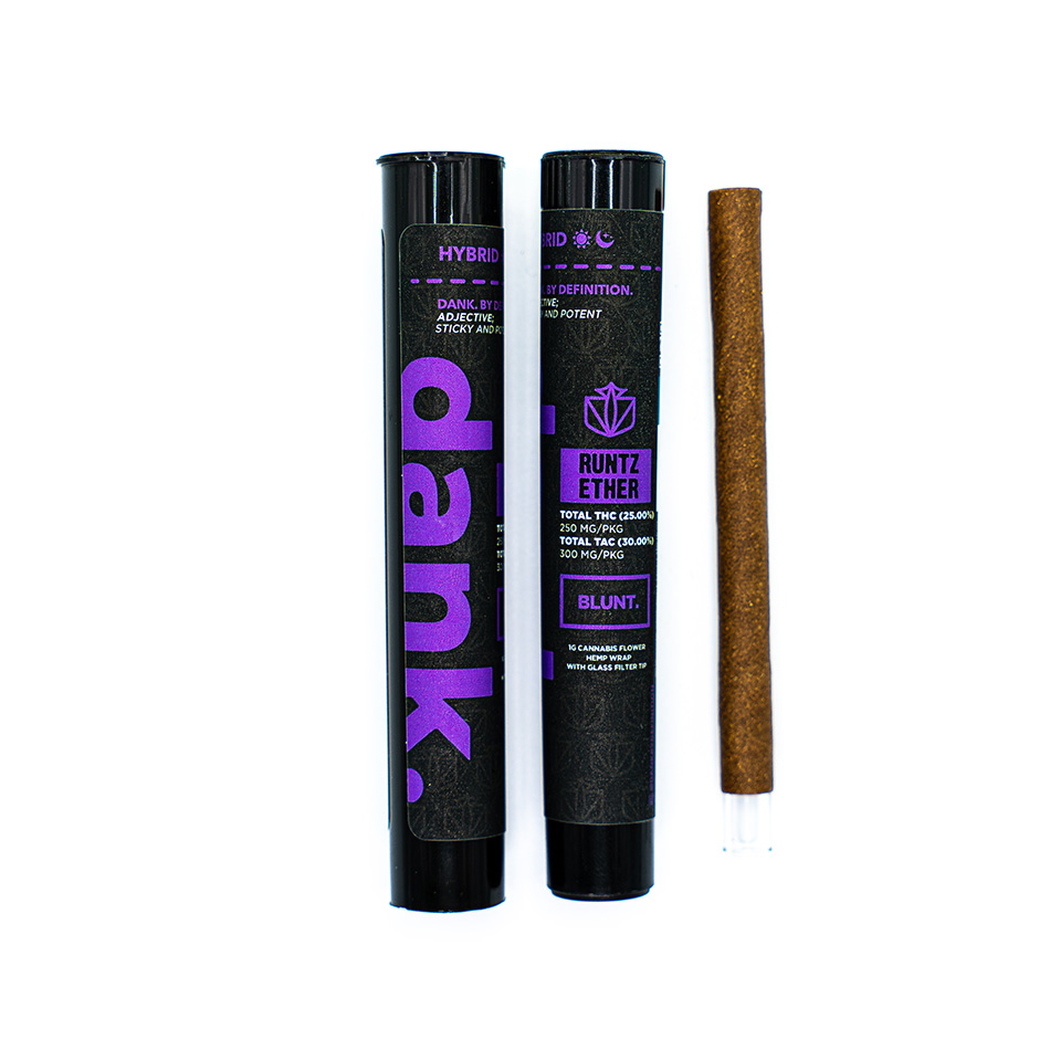 Dank Pre Roll Blunt Runtz Ether 1g Hybrid