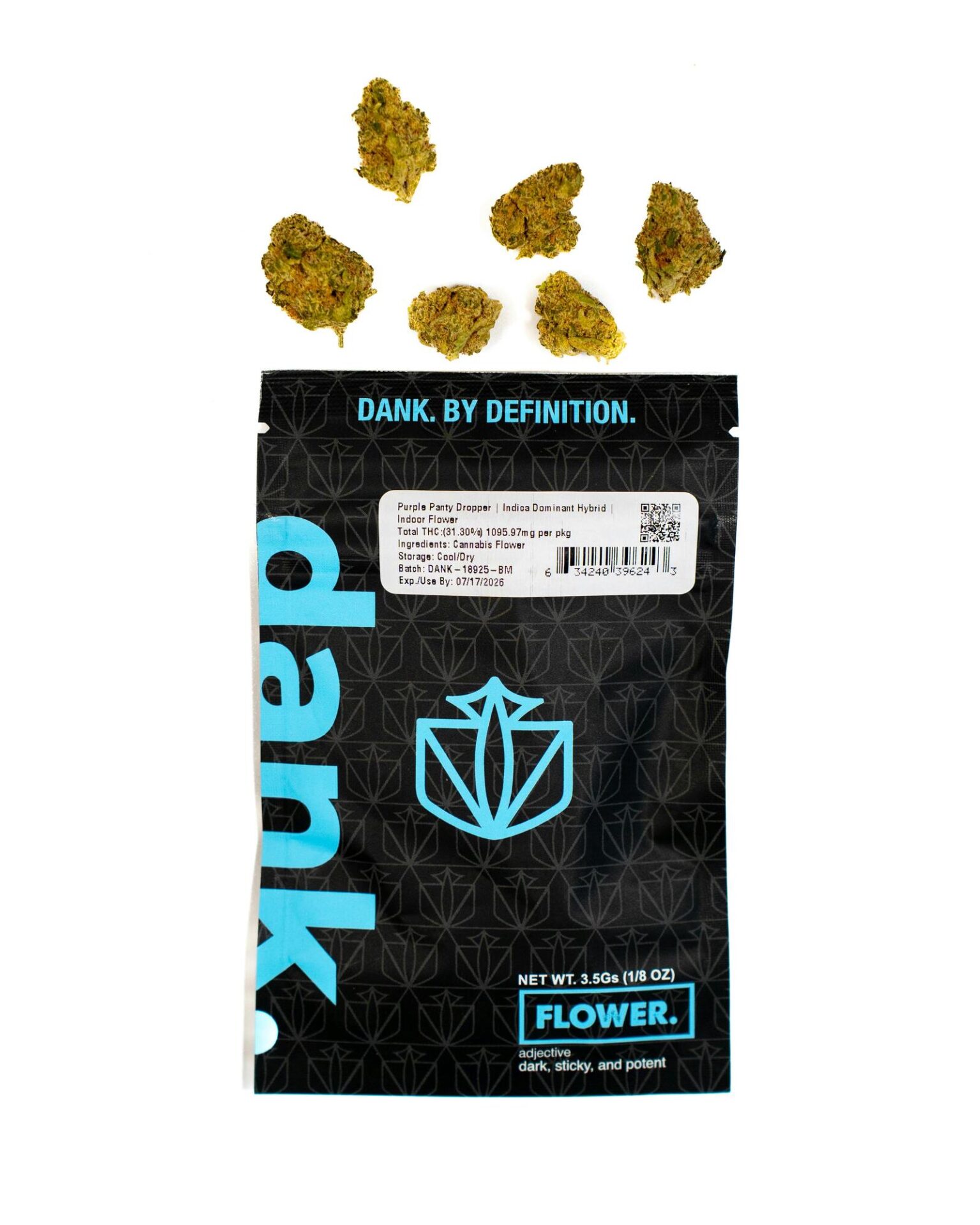 Dank Purple Panty Dropper Flower (Indica) 30.2% {3.5g}