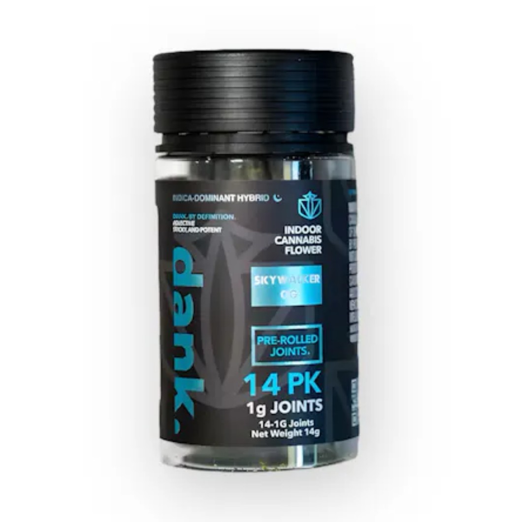 Dank Skywalker OG Pre-Rolls 14-pack (Hybrid Indica) 31.10% {14g}