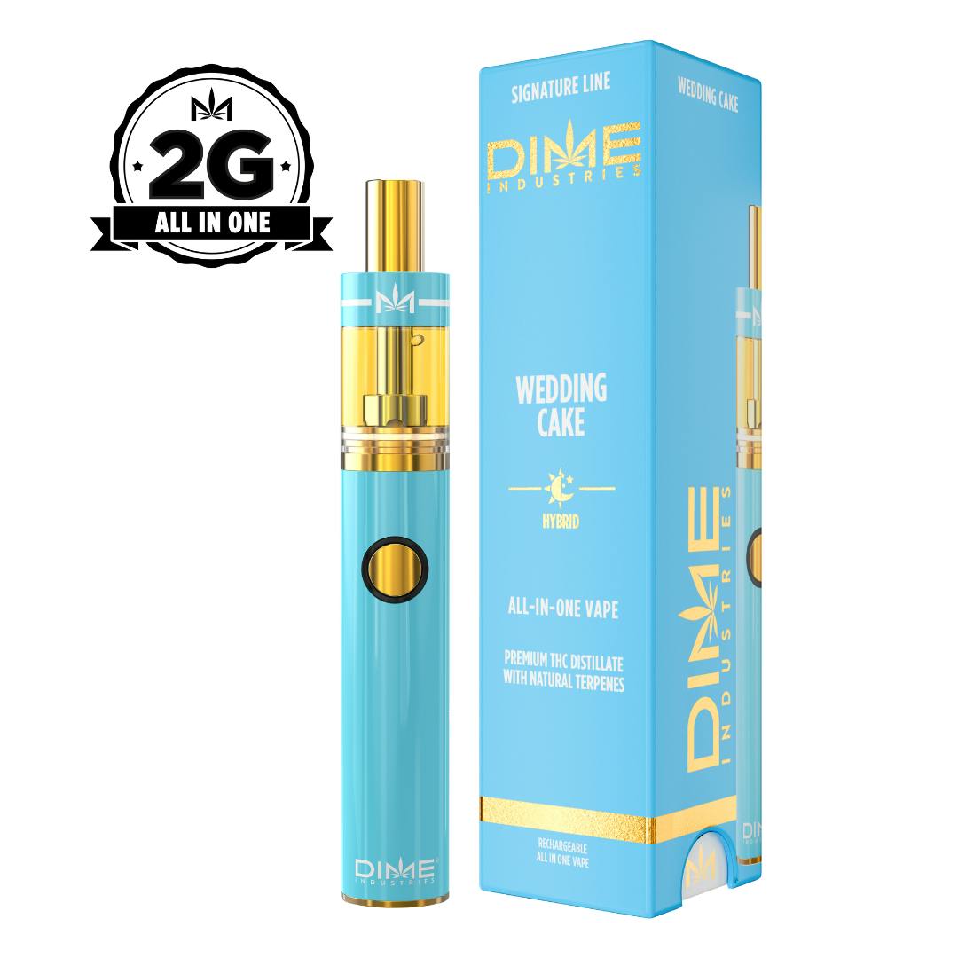 DIME Wedding Cake All-In-One Vapes  (Hybrid) 80.09% {2g}