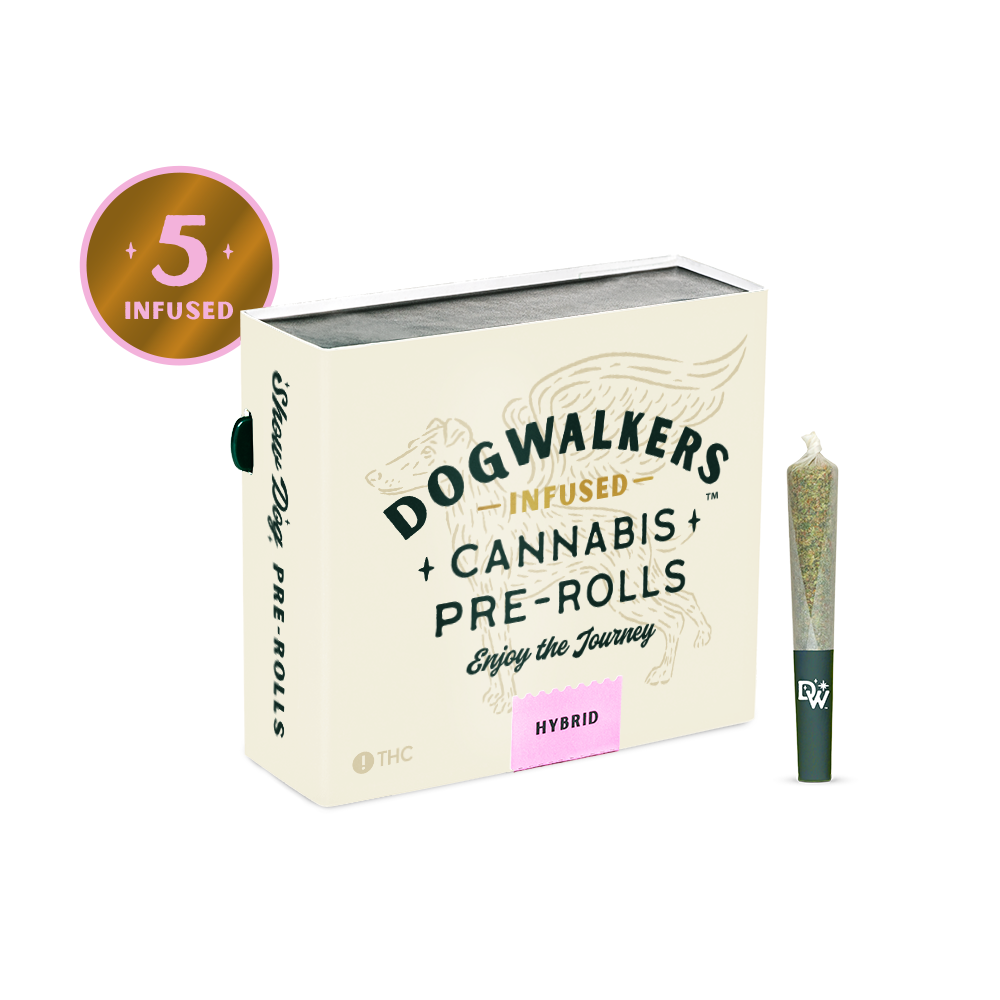Dogwalker Afternoon Delight #4 Infused Pre-Rolls 5-pack (Hybrid) 36.03% {2.25g}