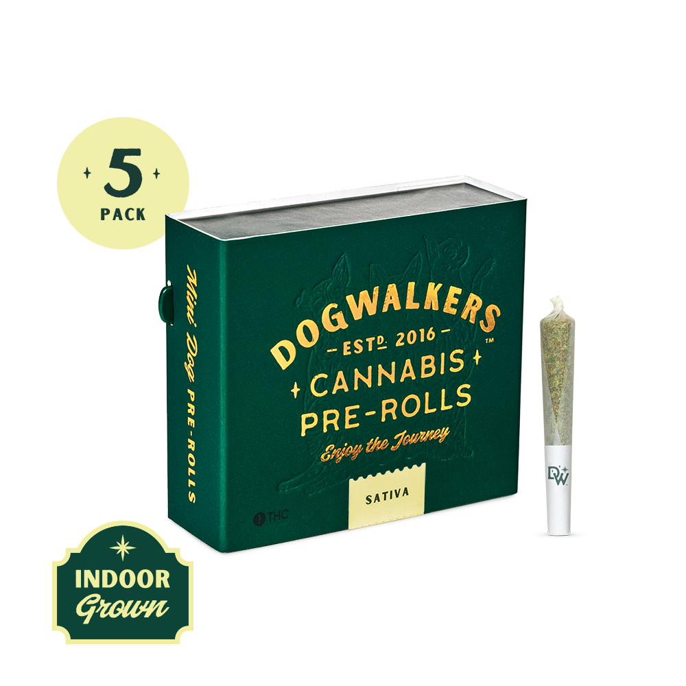 Dogwalker Frozen Margarita Pre-Rolls 5-pack (Sativa) 20.72% {1.75g}