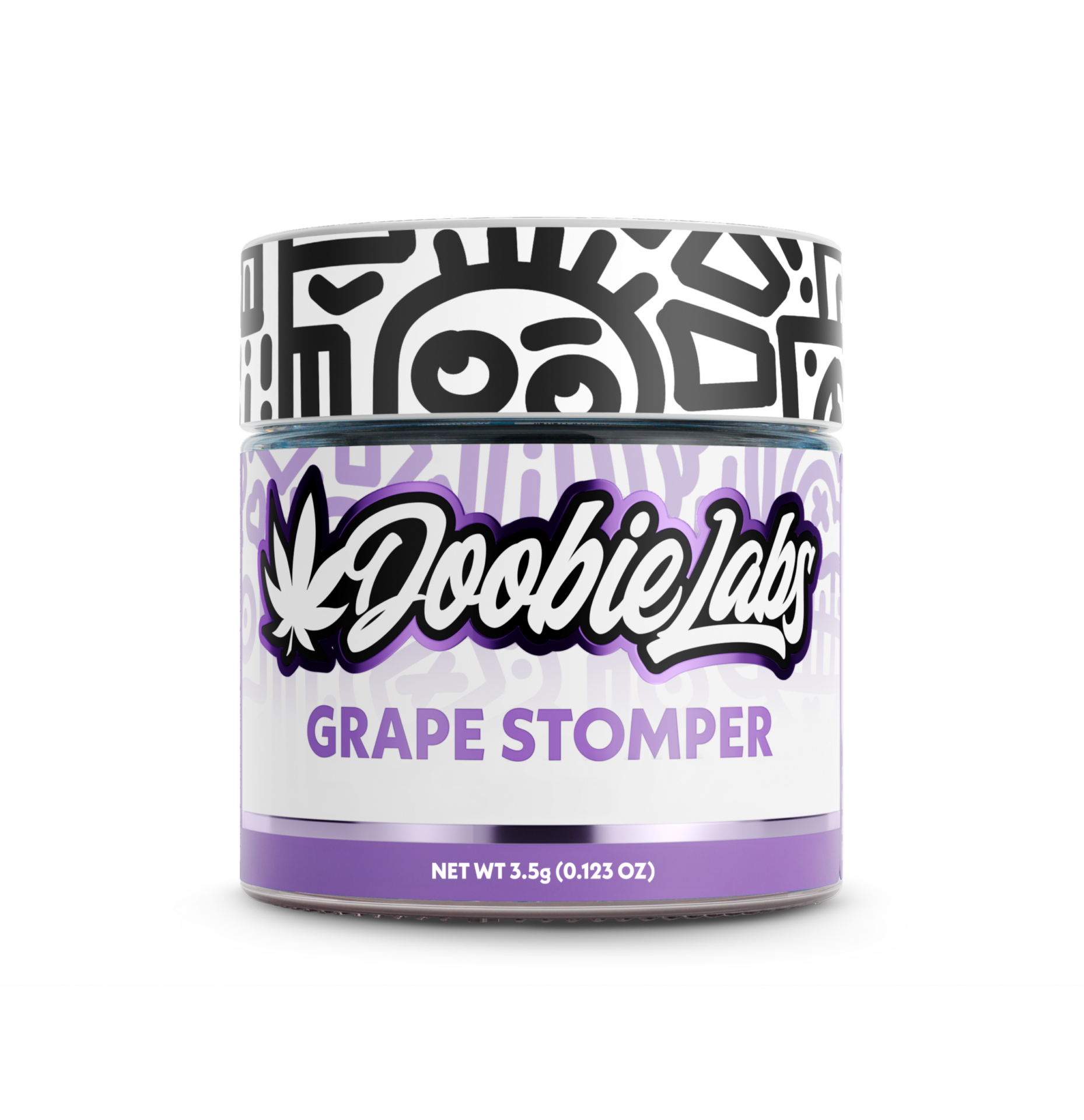 Doobie Labs Grape Stomper Flower  (Sativa) 31.95% {3.5g}