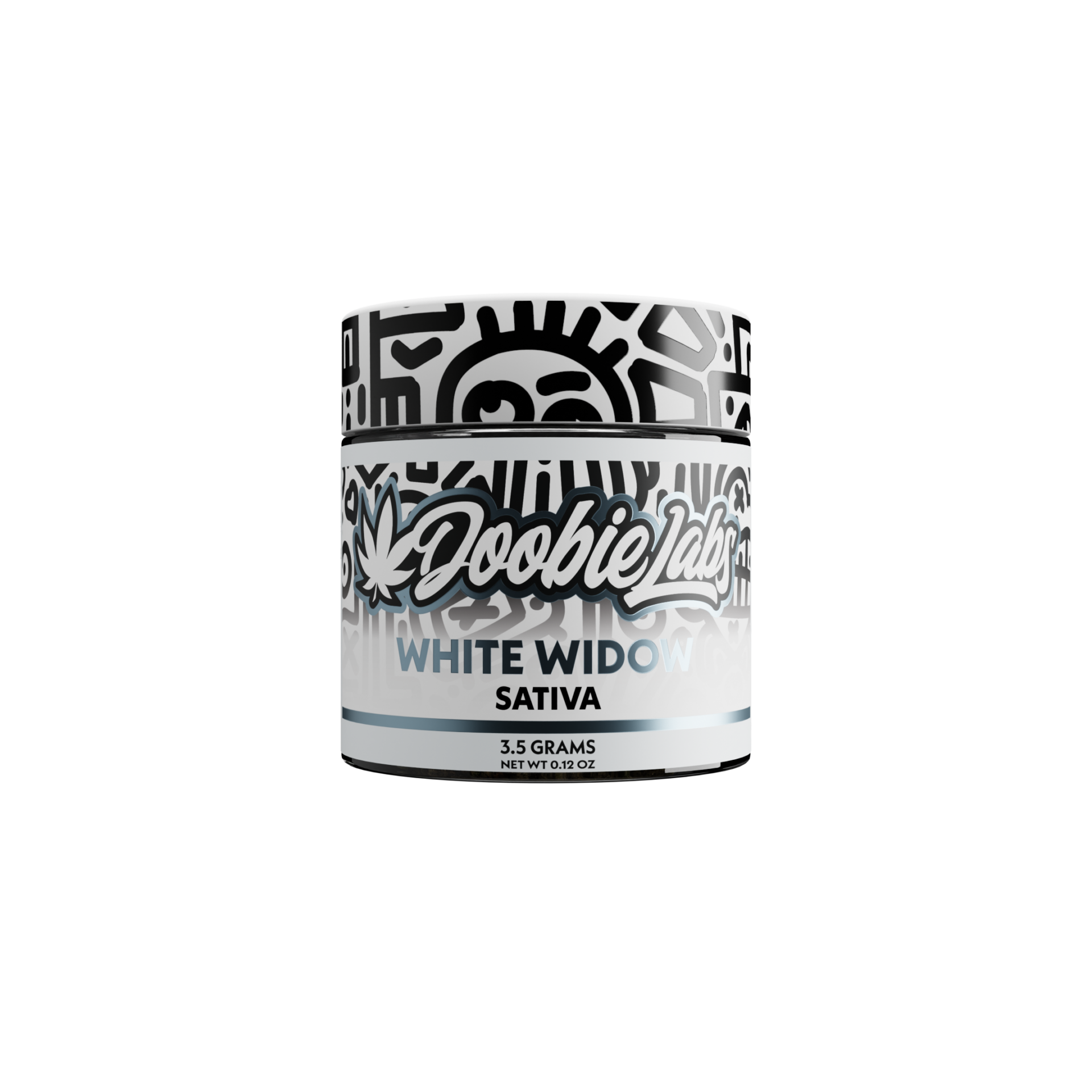 Doobie Labs White Widow Flower  (Sativa) 29.69% {3.5g}