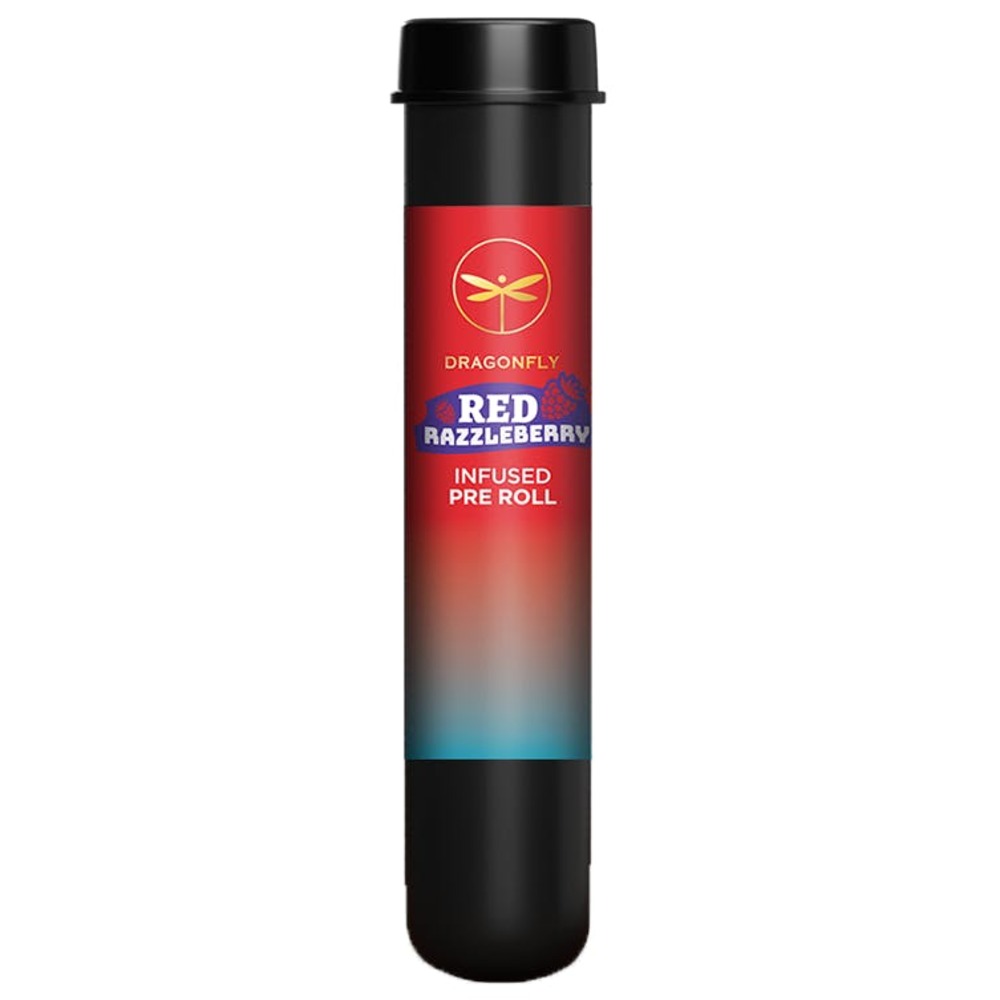 Dragonfly Red Razzleberry Infused Pre-Roll 33.59% {1.25g}