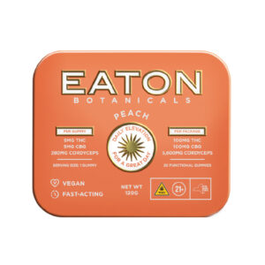 Eaton Botanical Edibles Gummies Daily Elevation 20pack Peach 100mg