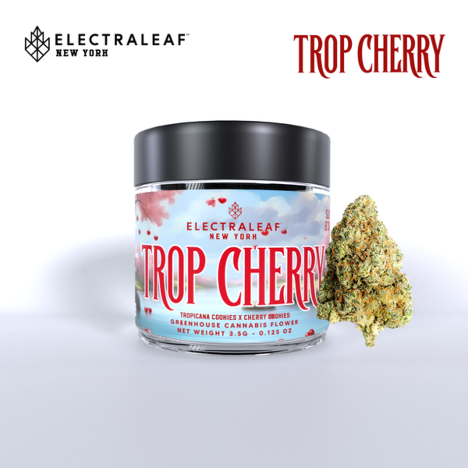 Electraleaf NY Trop Cherry Flower  (Hybrid Sativa) 26% {3.5g}