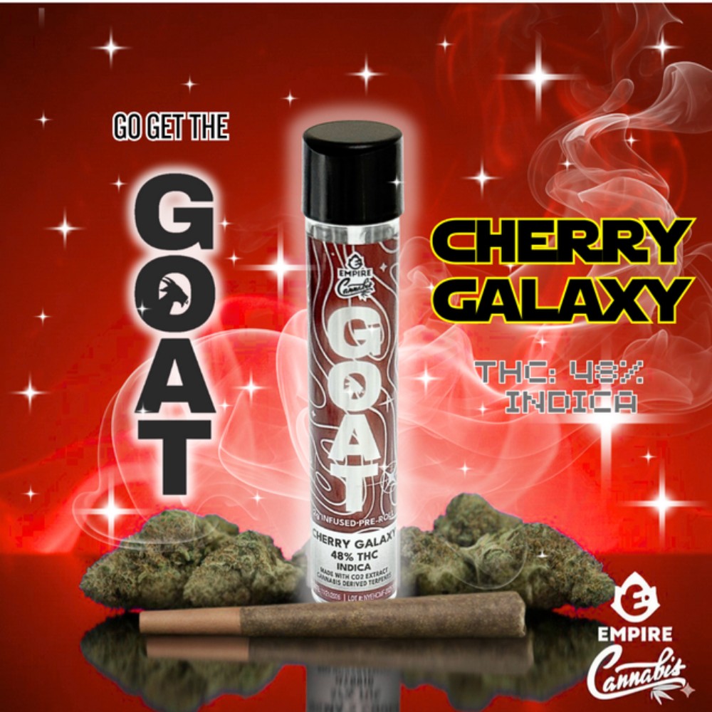 Empire Cannabis Cherry Galaxy Infused Pre-Roll (Indica) 48% {2g}