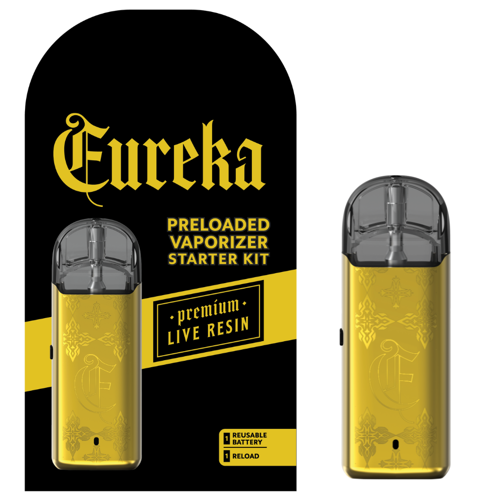 Eureka Amnesia Haze Premium Live Resin All-In-One Vapes  (Indica) {1g}