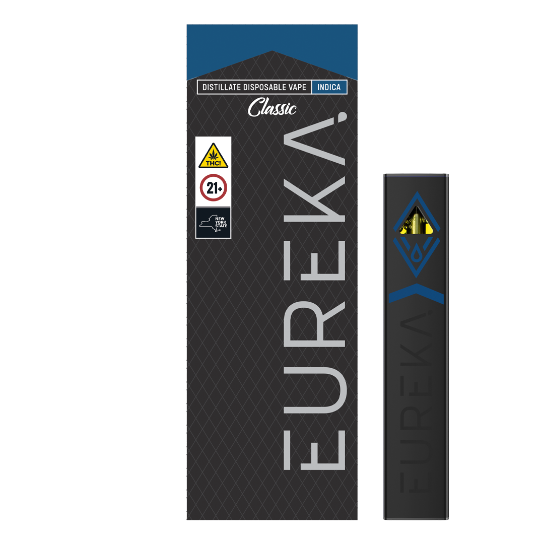 Eureka Blackberry Kush Disposable Vapes  90.78% {.5g}