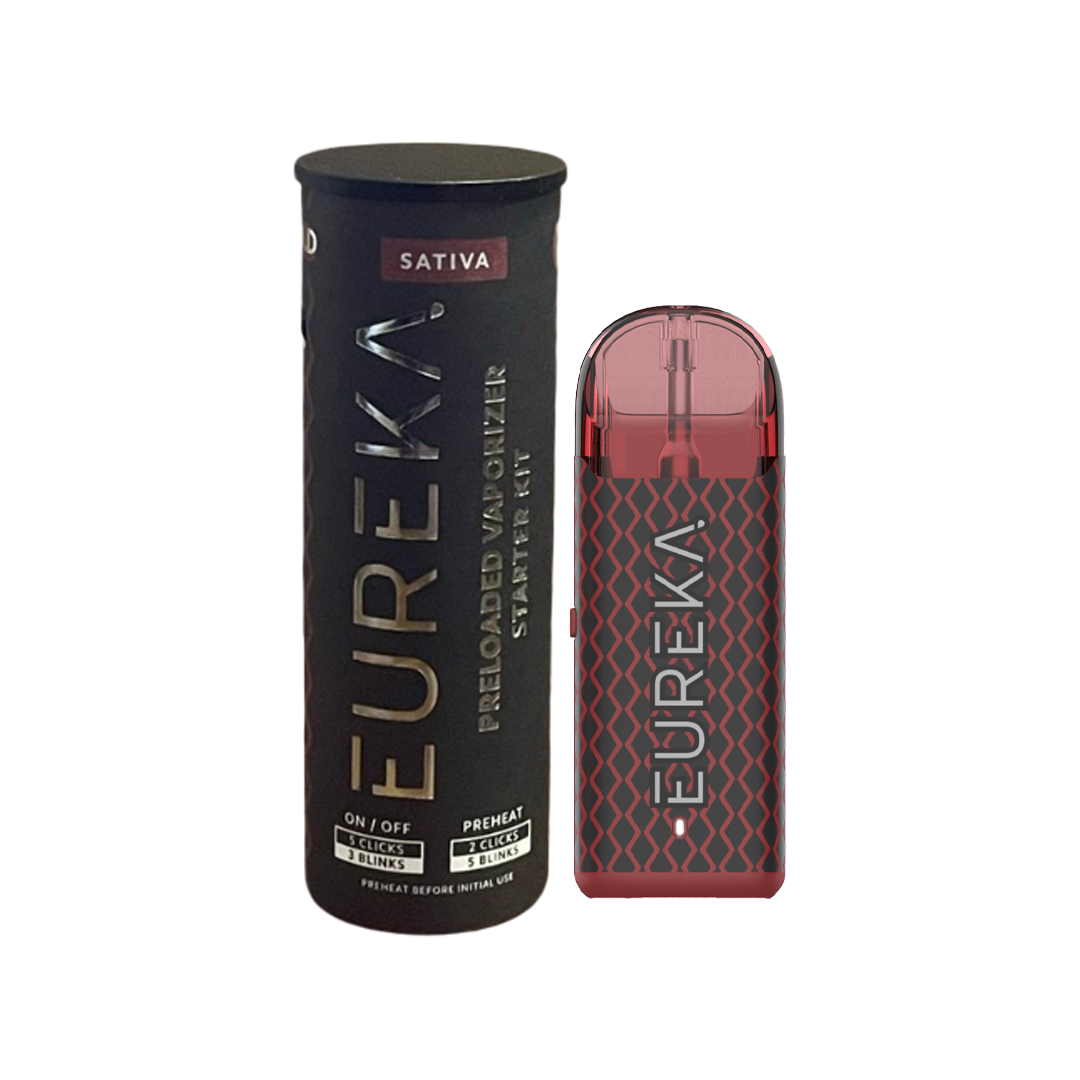 Eureka Mango Haze Starter Kit All-In-One Vapes  (Sativa) 86% {1g}