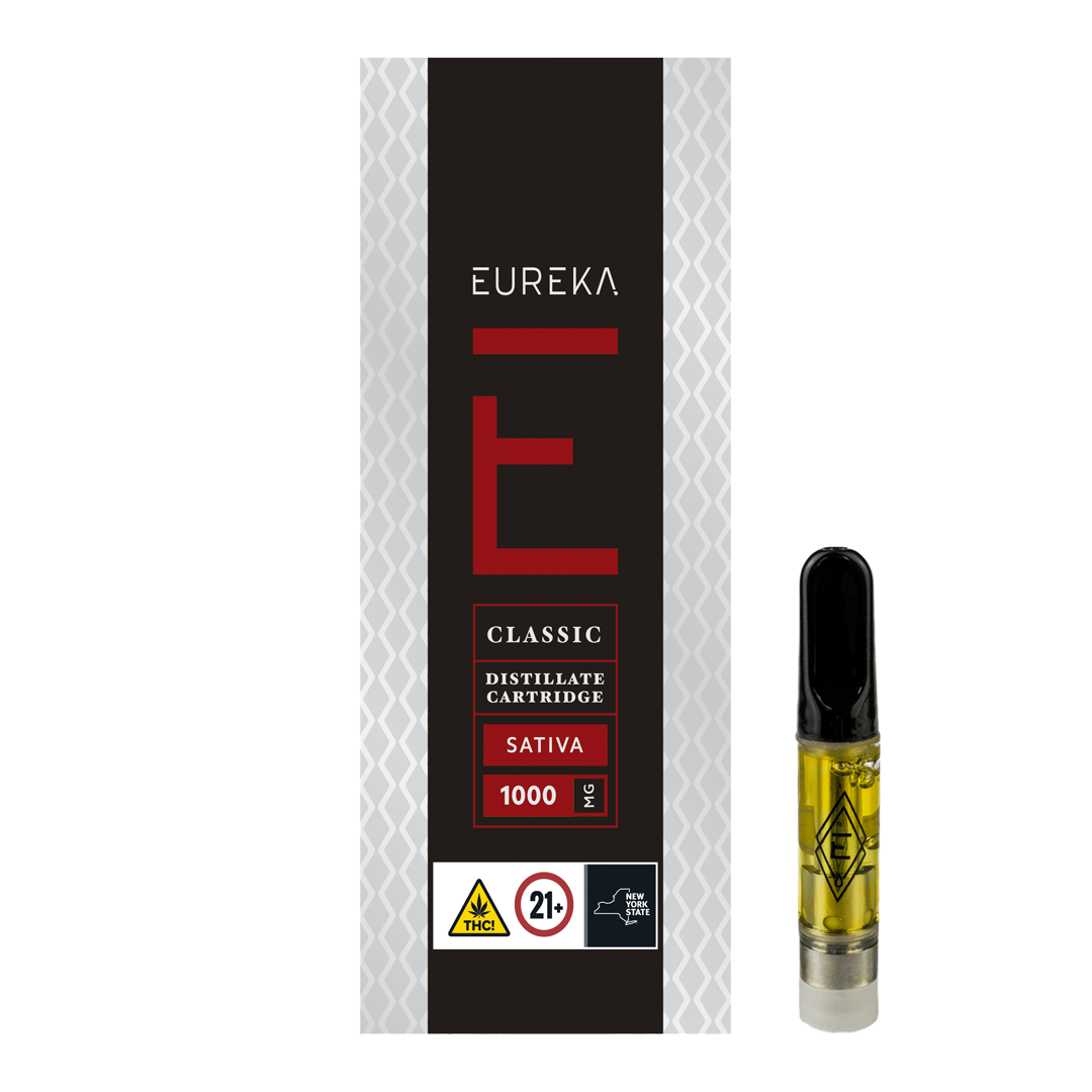 Eureka Mango Haze Threaded Vape Cartridges  (Sativa) {1g}