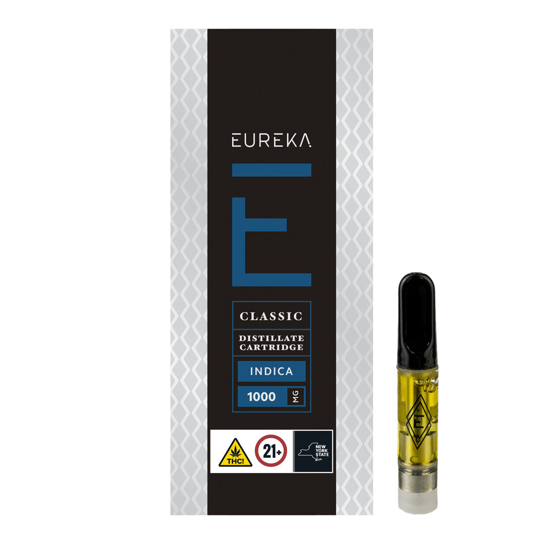 Eureka Northern Lights Threaded Vape Cartridges  (Indica) {1g}