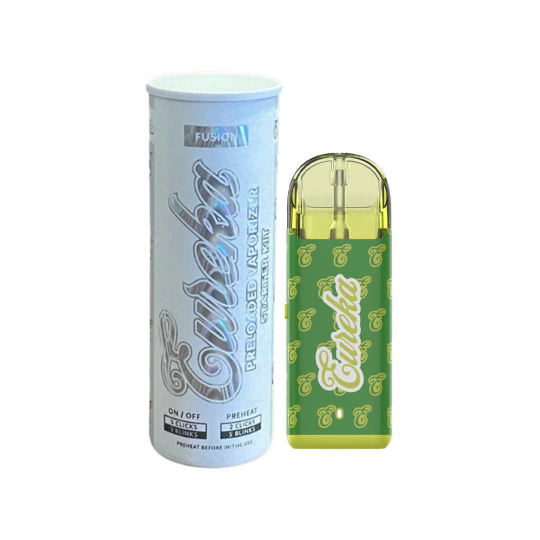 Eureka Sour Appleicious Starter Kit All-In-One Vapes  44% {1g}