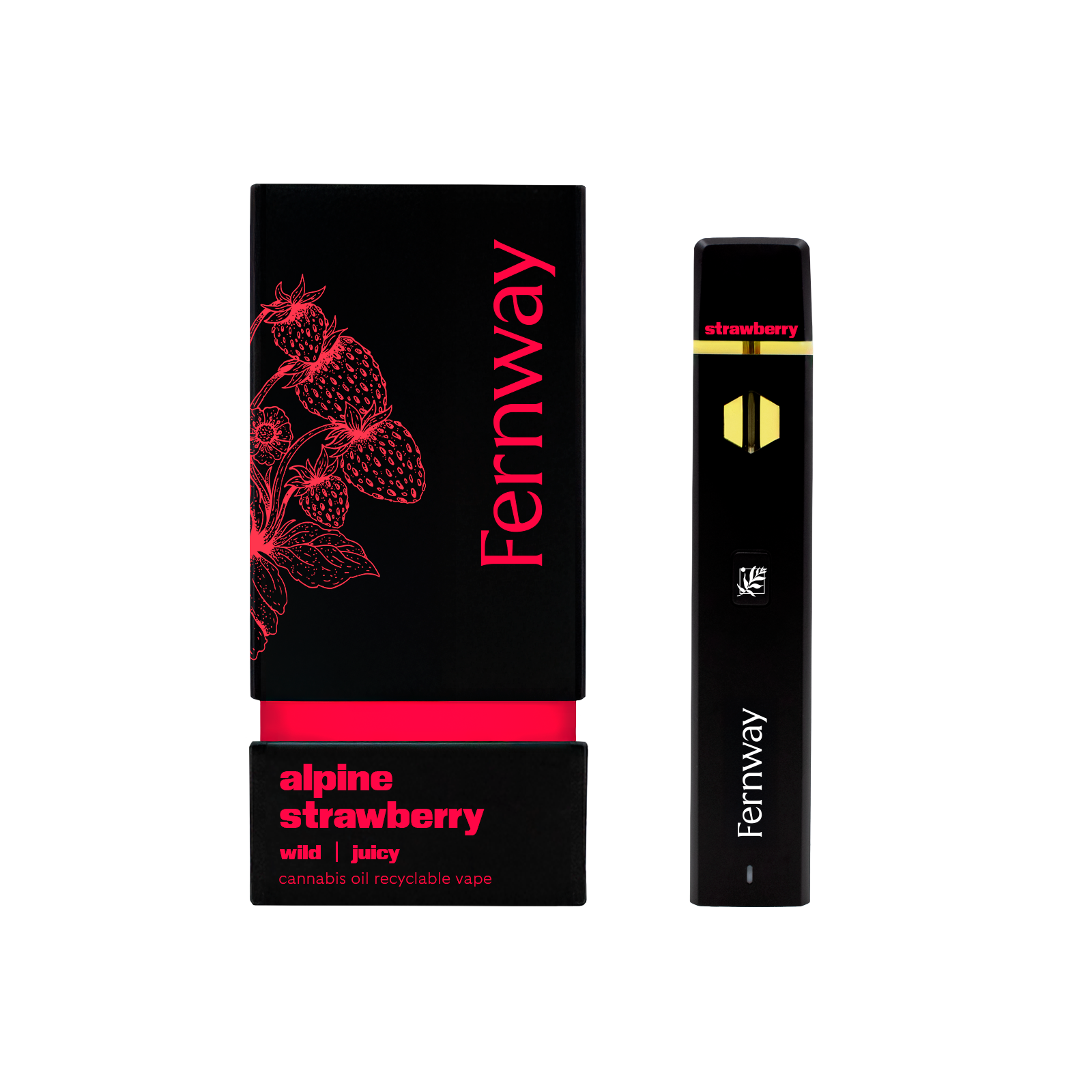 Fernway Alpine Strawberry Disposable Vapes  (Hybrid) {2g}