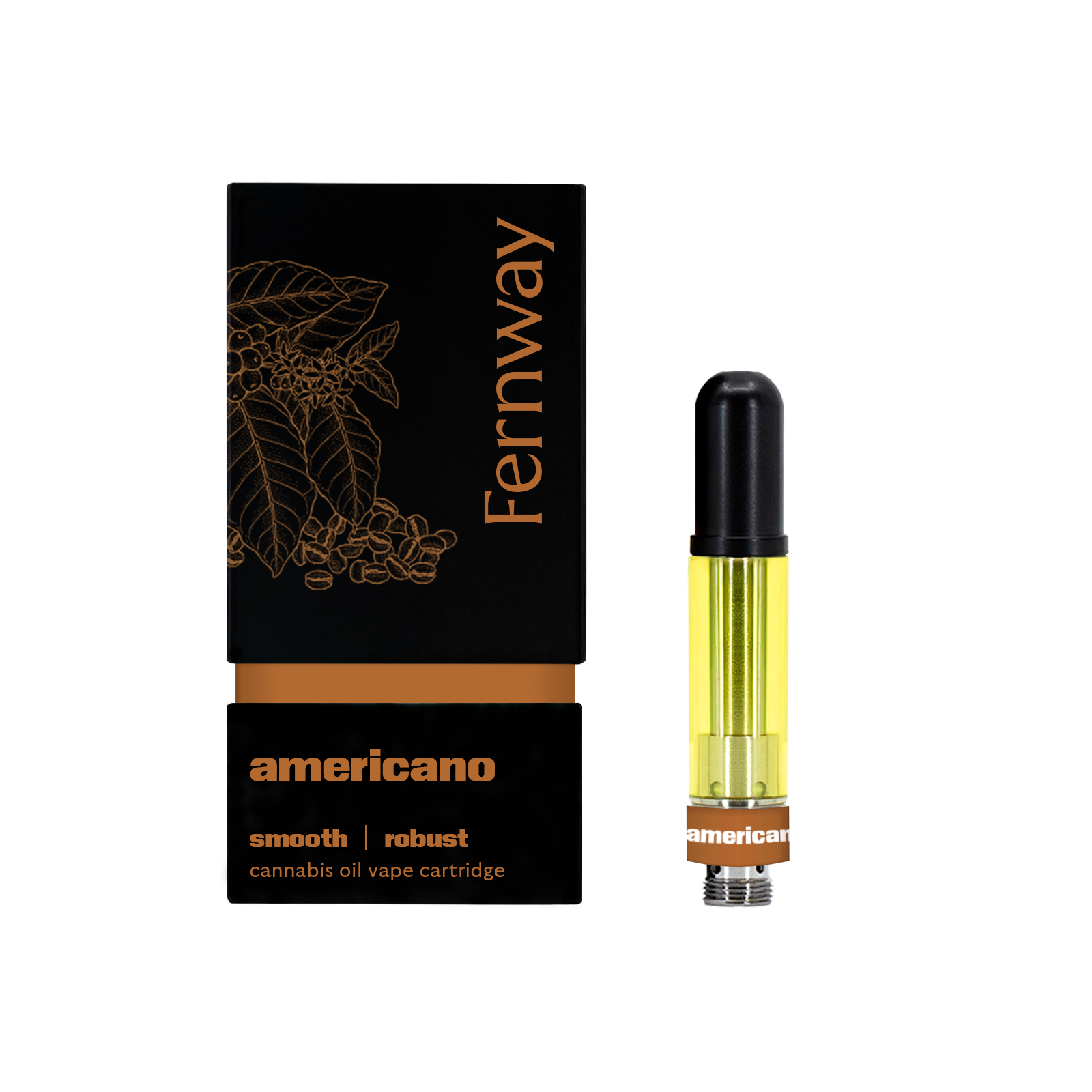 Fernway Americano Threaded Vape Cartridges (Sativa) 78.45% {1g}