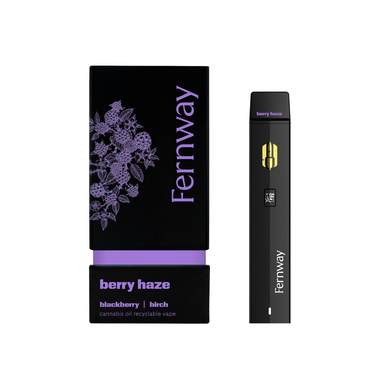 Fernway Berry Haze Traveler Disposable Vapes (Indica) {1g}