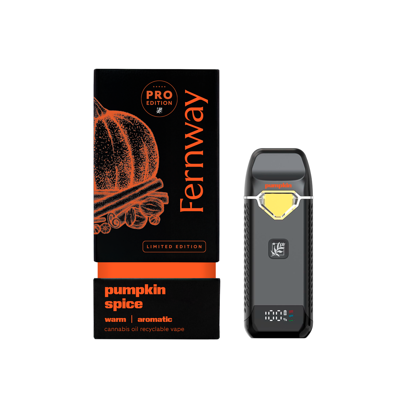 Fernway Pumpkin Spice Traveler Pro Disposable Vapes (Hybrid) 80.6% {2g}