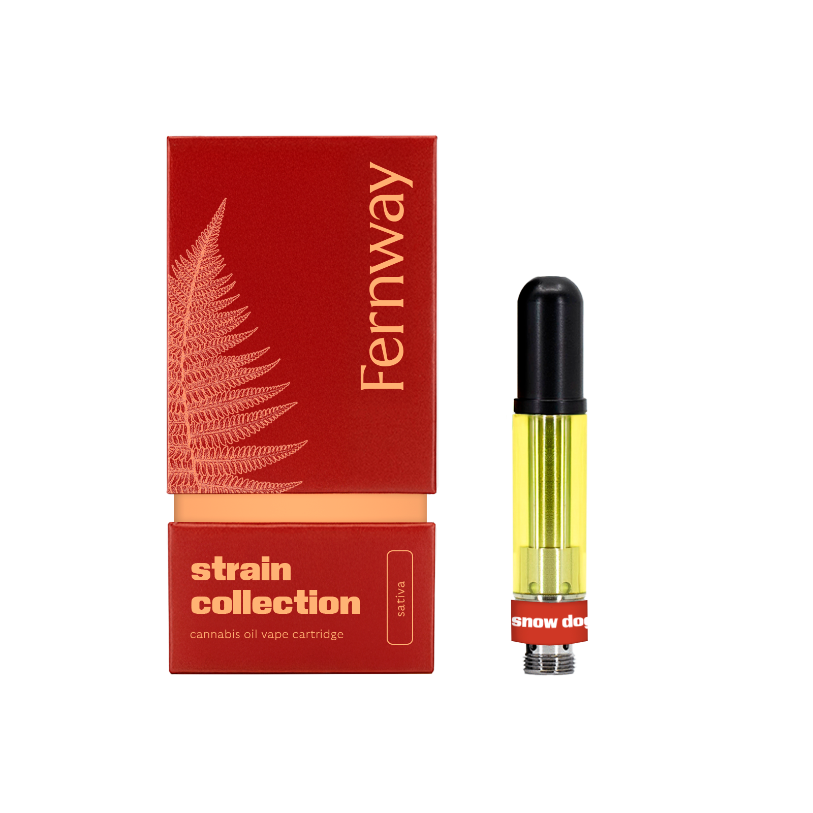 Fernway snow dog Threaded Vape Cartridges (Hybrid) {1g}