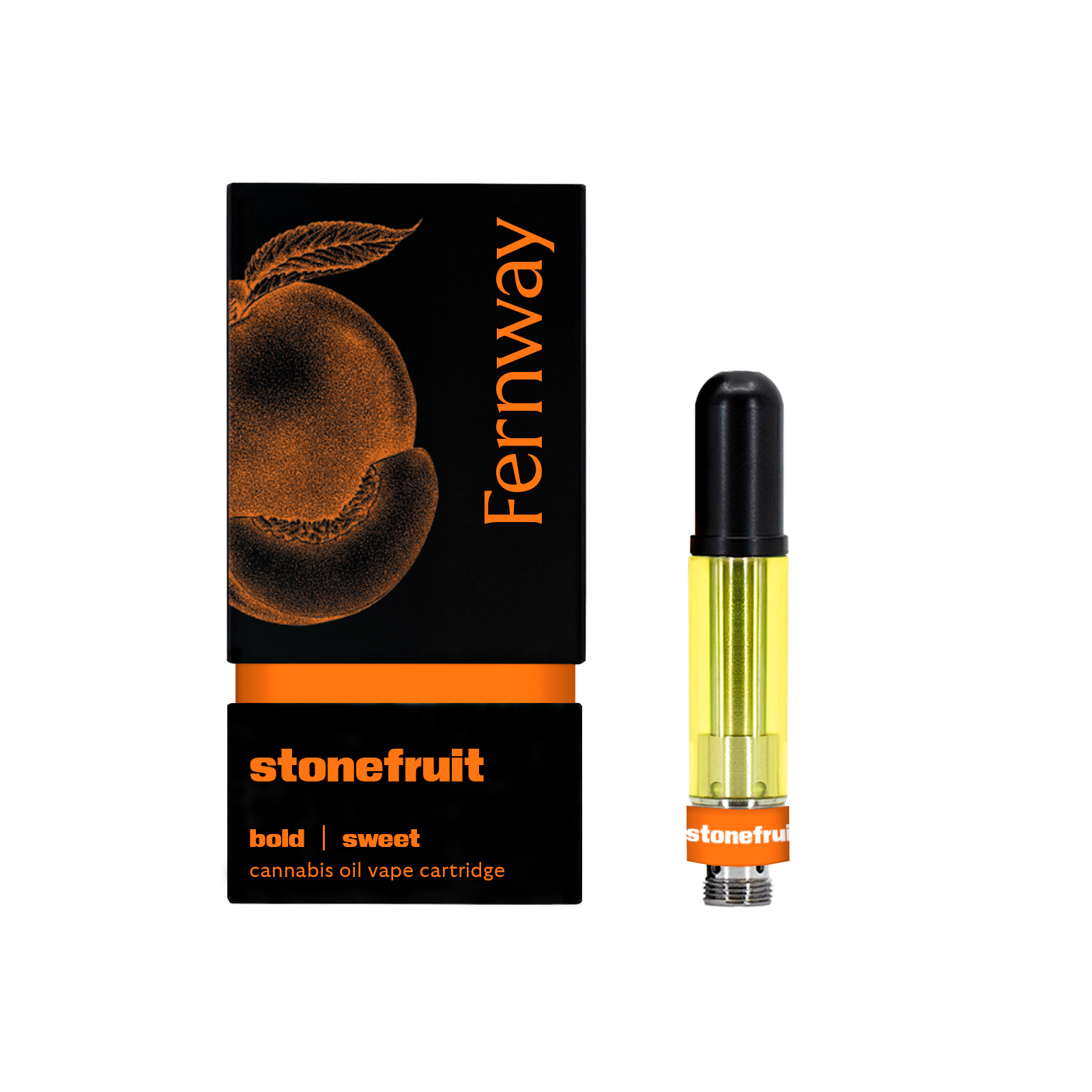 Fernway stonefruit Threaded Vape Cartridges  (Hybrid) 84.30% {1g}