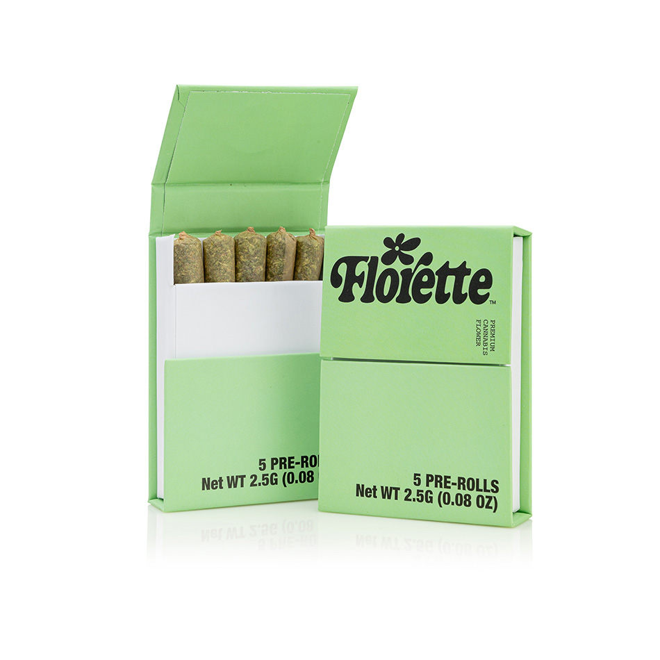 Florette Pre Roll Albany Sour 5 Pack Hybrid Sativa