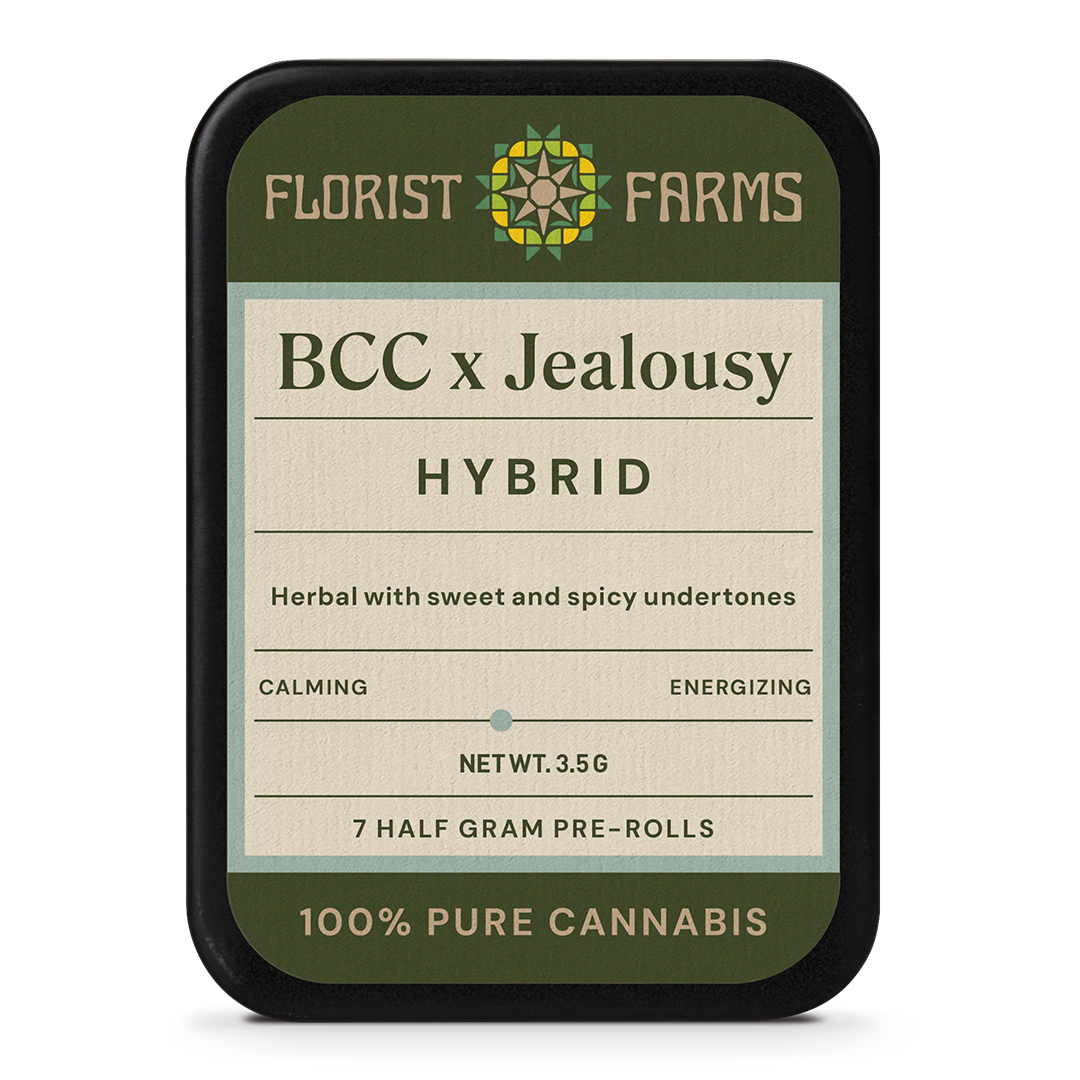 Florist Farms BCC x Jealousy Pre-roll 7-pack (Hybrid) 25% {3.5g}
