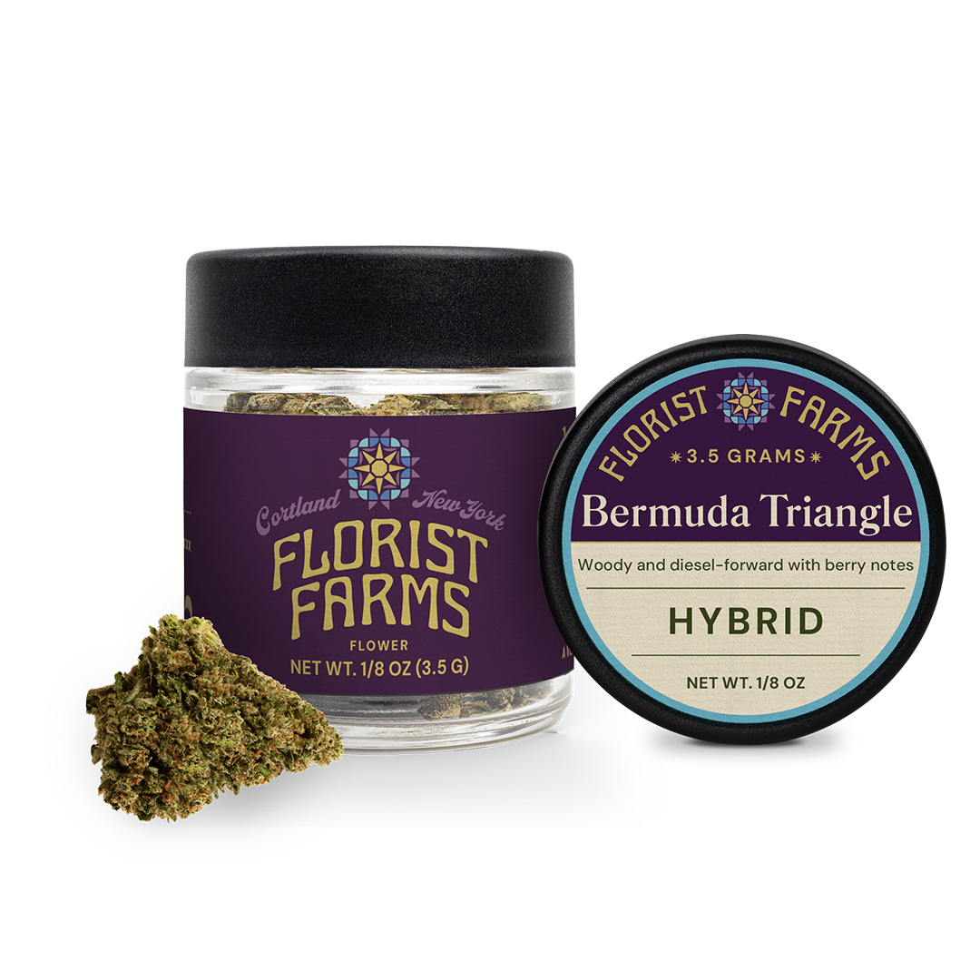 Florist Farms Bermuda Triangle Flower  (Hybrid Sativa) 29% {3.5g}