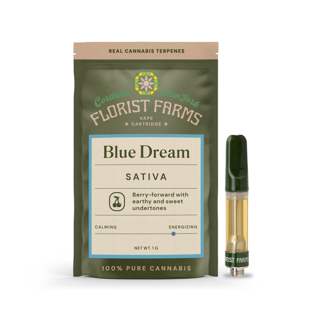 Florist Farms Blue Dream Threaded Vape Cartridges (Sativa) {1g}