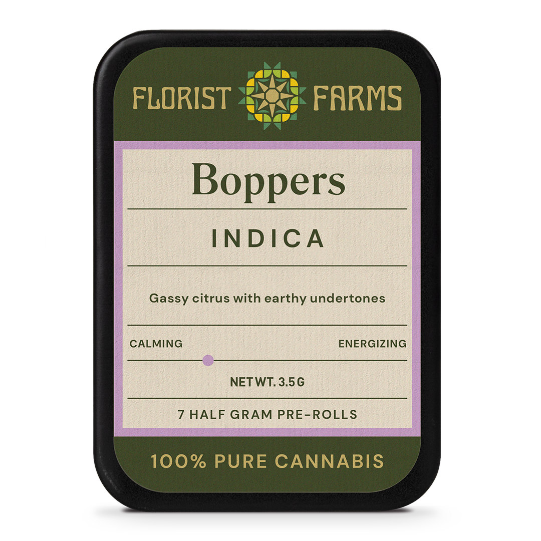 Florist Farms Boppers Pre-Rolls 7-pack (Indica) 23% {3.5g}