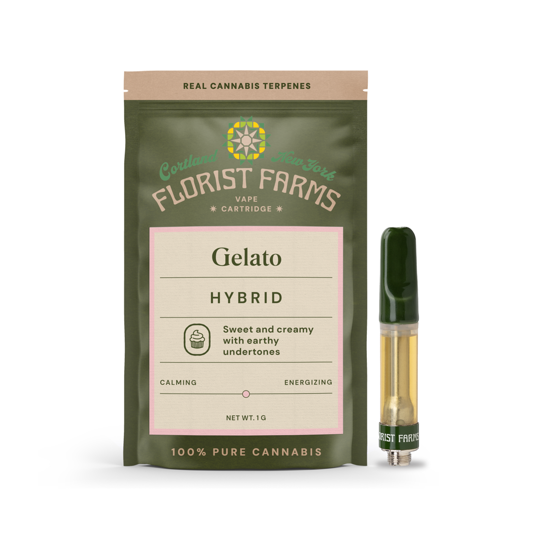 Florist Farms Gelato Threaded Vape Cartridges  (Hybrid) 88% {1g}