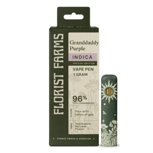 Florist Farms Granddaddy Purp Disposable Vape Indica