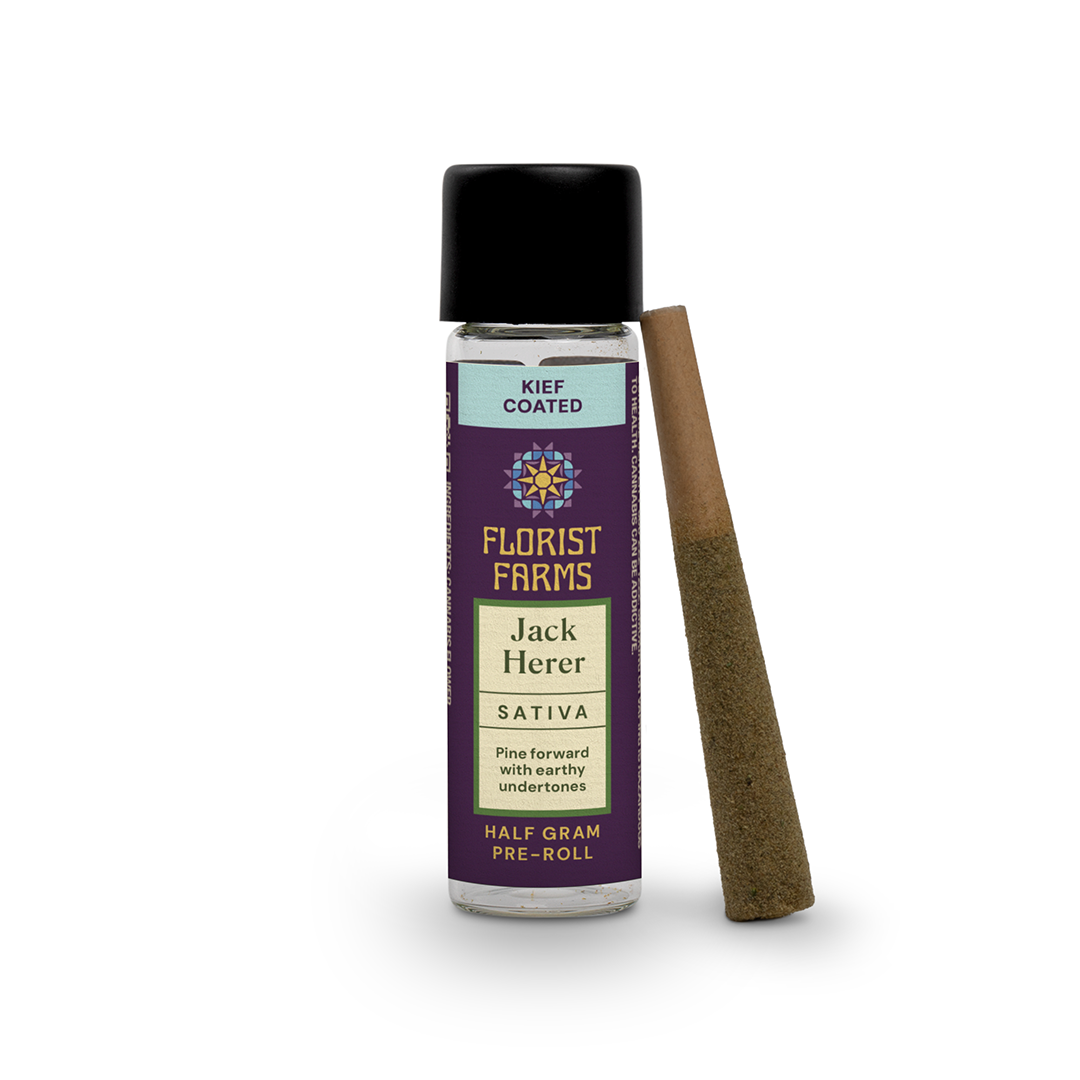 Florist Farms Jack Herer Kief Coated Infused Pre-Roll (Sativa) 30% {0.5g}
