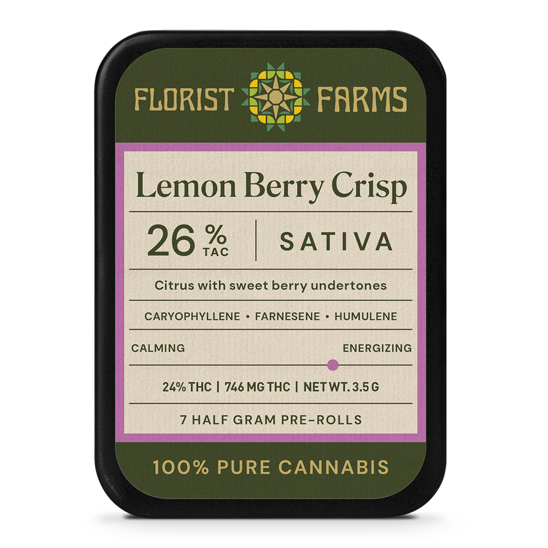 Florist Farms Lemon Mouth Pre-Roll 7-pack (Sativa) 23% {3.5g}