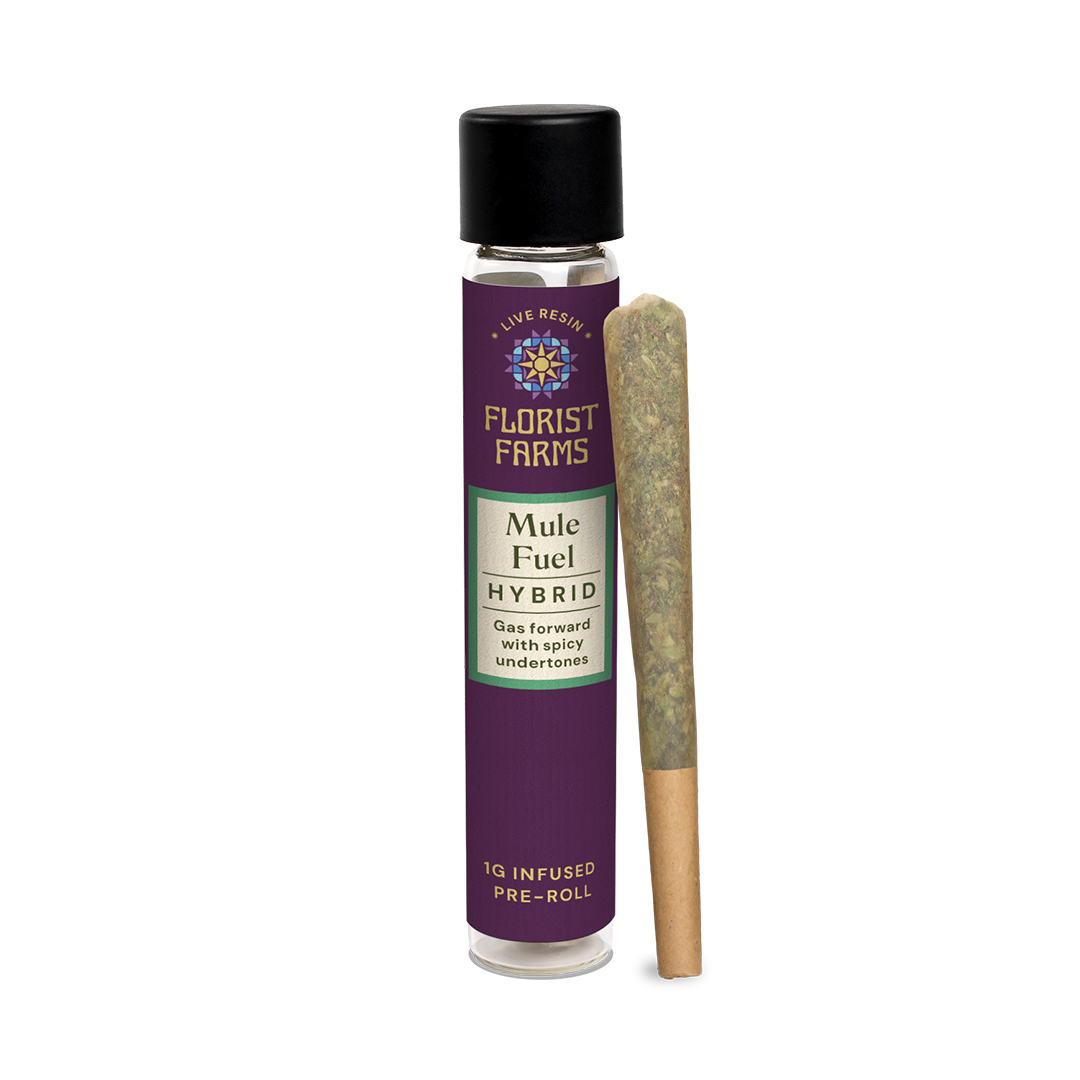 Florist Farms Mule Fuel Live Resin Infused Pre-Roll (Hybrid) 37% {1g}