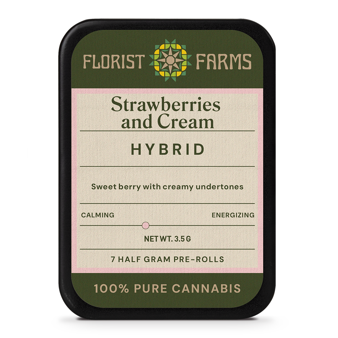 Florist Farms Strawberries and Cream Pre-Rolls 7-pack 21% {3.5g}