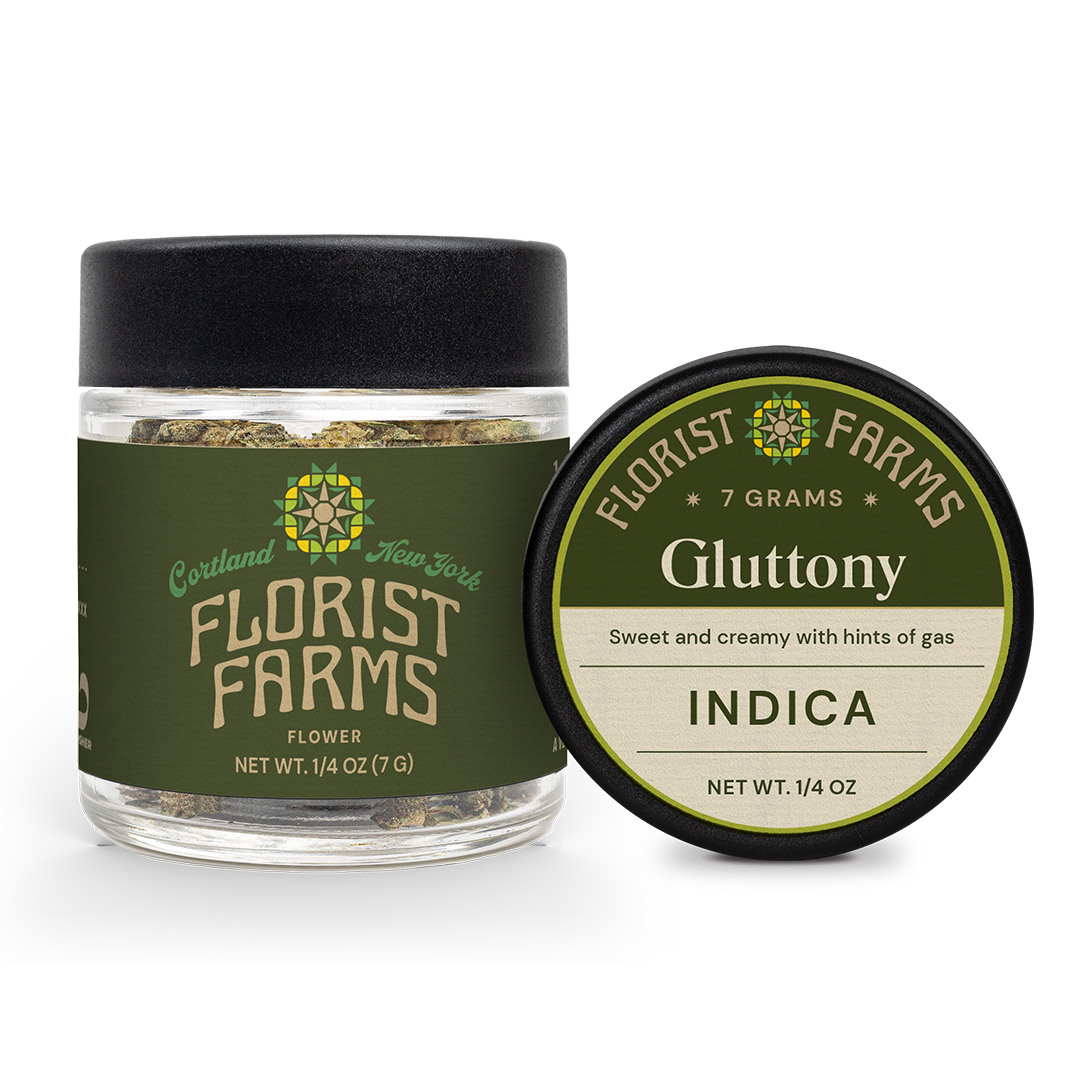 Florist Farms Gluttony Flower  (Indica) 25% {7g}