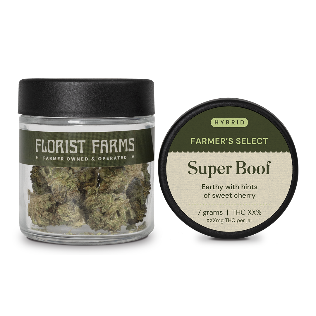 Florist Farms Super Boof Flower  (Hybrid) 28% {3.5g}