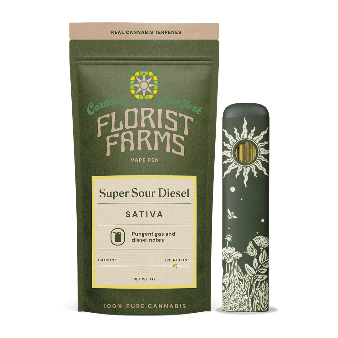 Florist Farms Super Sour Diesel All-in-One Vape (Sativa) {1g}