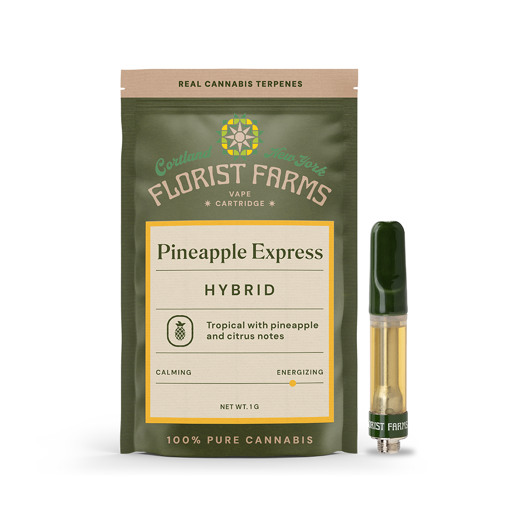Florist Farms Pineapple Pineapple Express Threaded Vape Cartridges 94% {1g}