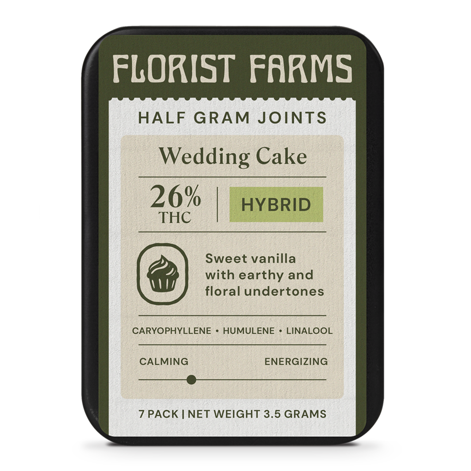 Florist Farms Wedding Cake Pre-Roll 7-pack (Hybrid) 22% {3.5g}