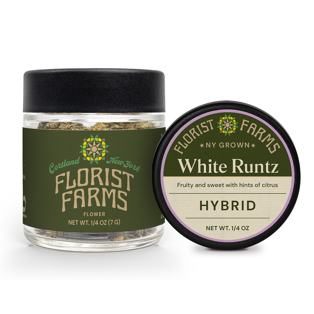 Florist Farms White Runtz Flower (Hybrid) 31% {7g}