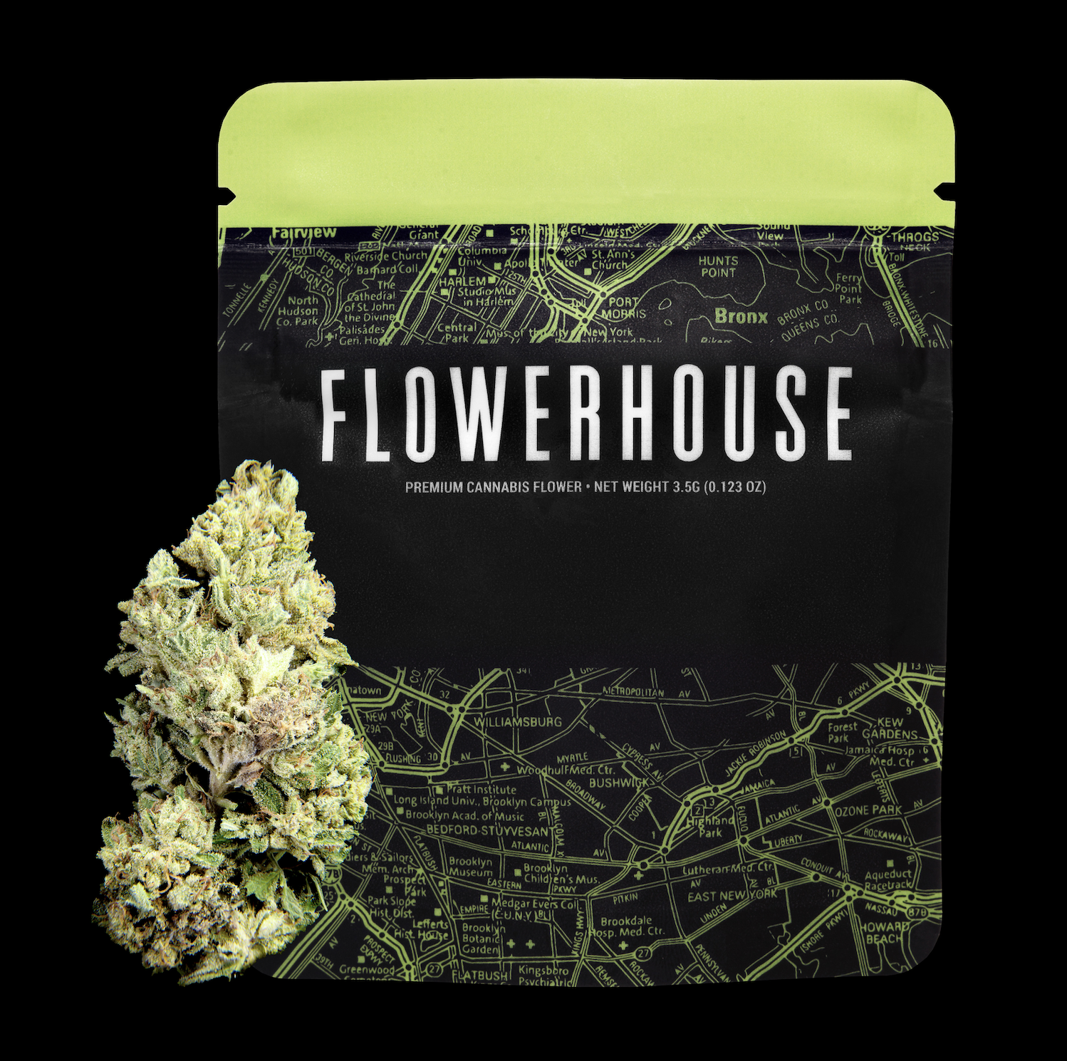 Flowerhouse Alien OG Flower (Hybrid) 27% {3.5g}
