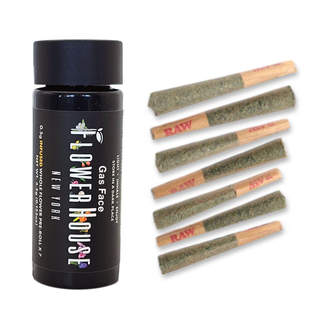 Flowerhouse Pre Roll Gas Face Hybrid 7 Pack