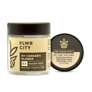 FLWR City Sugar Foot flower (Indica) 17.96% {3.5g}