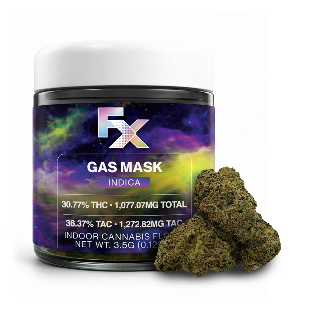 FX Gas Mask Flower  (Indica) 30% {3.5g}