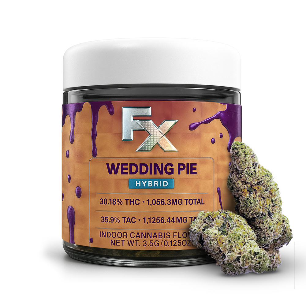 FX Wedding Pie Flower  (Hybrid Indica) 30% {3.5g}